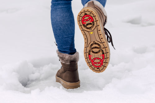 Promo video for Olang Musa Tex OC Ice Grip Coffee Winter Snow Boot. Buy now at ICEGRIPPER.