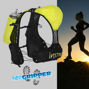 ct explainer video demonstrating the features on the Instinct PX 3.1L Trail Vest, which includes 2 x 600ml soft flasks. Buy now at ICEGRIPPER.