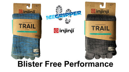 Promo video for Injinji toe socks. Demonstrating their application in: Running, Hiking and Backpacking. Move bister free with Injinji. Buy now at ICEGRIPPER.