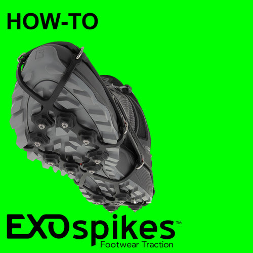 VIDEO How-To mount and dismount Kahtoola Exospikes. Buy now at ICEGRIPPER.