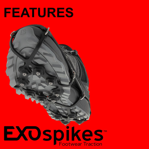 VIDEO demonstrating the features and benefits of Kahtoola Exospikes. Buy now at ICEGRIPPER