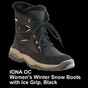 Hit the Slopes and Trails in Style, with Mammal Iona OC Boots. This video demonstrates the main features. Take on the slopes or woodland trails with confidence in this smart and practical ankle boot. Featuring stylish front lacing detail, a cozy faux fur trim, and sleek nylon and suede-effect uppers, this boot is designed to keep you both warm and stylish in colder weather. Buy now at ICEGRIPPER.