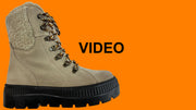 VIDEO showcasing the Olang Praga TEX OC Clay Women's Winter Ice Grip Boots