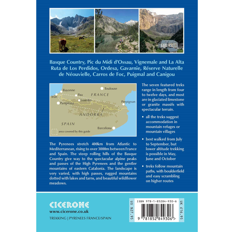 Shorter Treks in the Pyrenees - seven great one and two week circular treks
