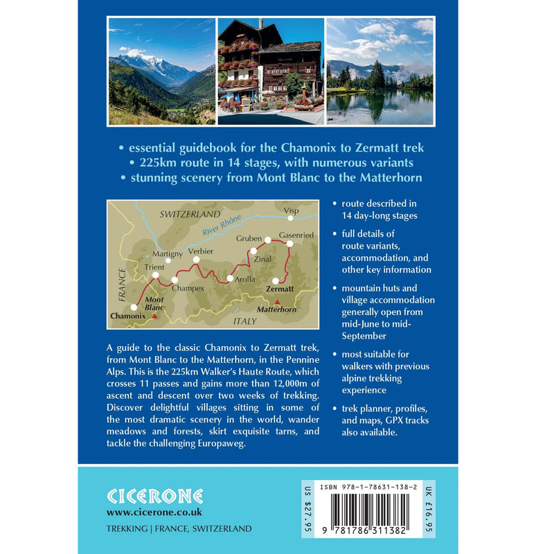 Trekking Chamonix to Zermatt The Classic Walker's Haute Route