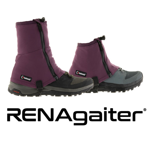 Kahtoola RENAgaiter, Plum, in Low and Mid. Limited End-of-Run Colour, Same Ultra-Tough RENAgaiter Performance. Buy now at ICEGRIPPER.