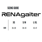 Kahtoola RENAgaiter Size Guide. Buy now at ICEGRIPPER.