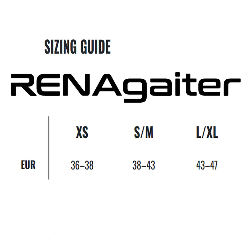 Kahtoola RENAgaiter Size Guide. Buy now at ICEGRIPPER.