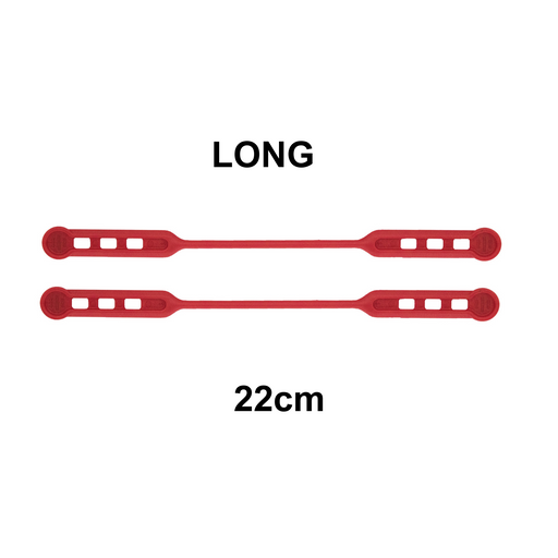 Replacement Duralink Instep Strap, Long, 22 cms, in red. Sold as a pair. Buy to replace the instep strap on your existing Kahtoola Gaiters at ICEGRIPPER.