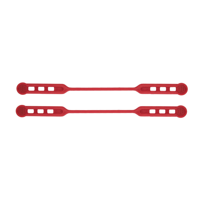 Replacement Duralink Instep Straps, in red. Sold as a pair. Buy to replace the instep strap on your existing Kahtoola Gaiters at ICEGRIPPER.