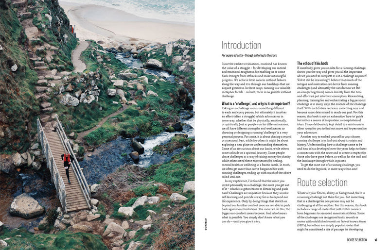 Interior preview from Running Challenges by Keri Wallace – sample spread 2