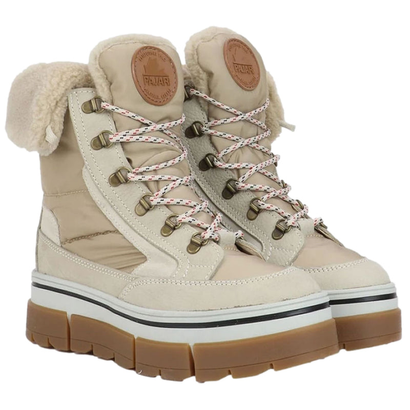 Pajar Henta OC Ice Gripper Women's Winter Boot in Sand. Designed for women who don’t let winter slow them down. Buy now at ICEGRIPPER.