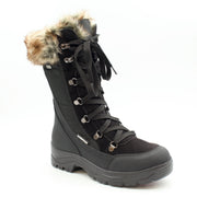 Mammal Steele OC Black full-length winter boot shown with the included black laces