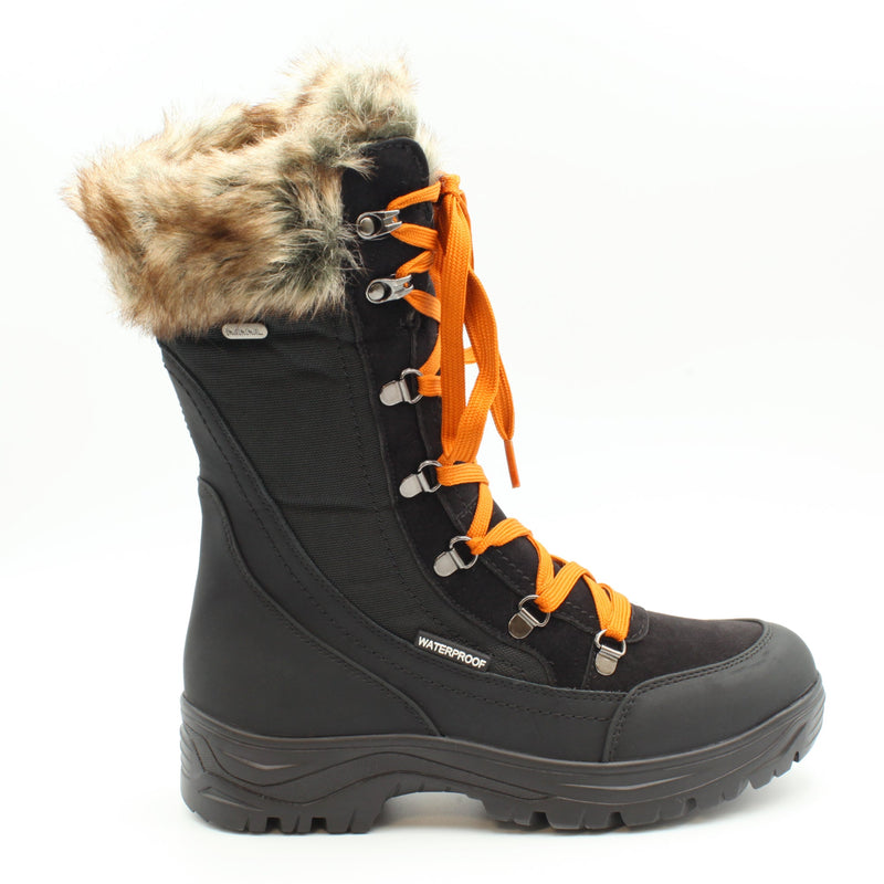 Right-side view of Mammal Steele OC Black waterproof winter boot