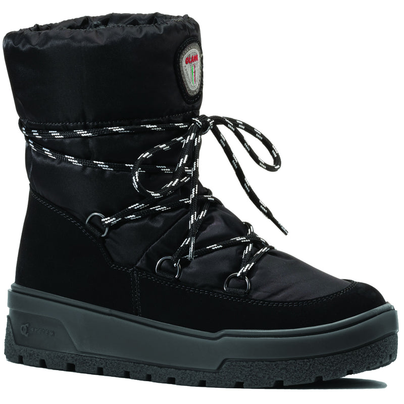 Olang STELLAR Tex OC Women's Winter Boots with Ice Grips - Black