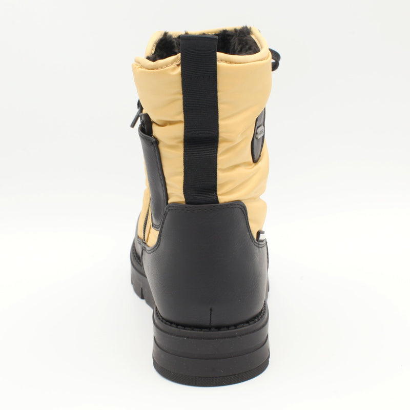 Rear view of Mammal Taylor OC Sand women's waterproof winter boot