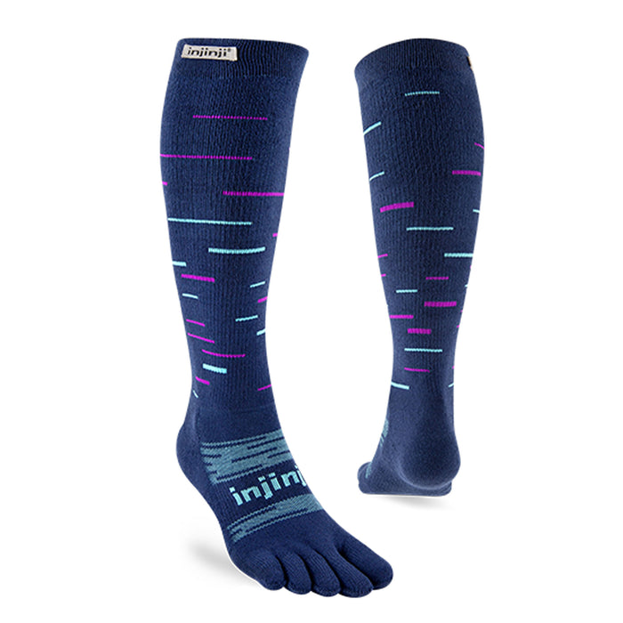 Chaussettes hautes Injinji Performance Snow au-dessus du mollet