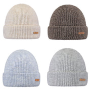 Barts Witzia Beanies in Cream, Brown, Light Blue and Heather Grey. An extra-soft, stretchy, winter staple perfect for chilly days. Pair it with our Witzia Scarves and Witzia Gloves for an effortlessly snug winter combo you’ll reach for again and again. Buy now at ICEGRIPPER.