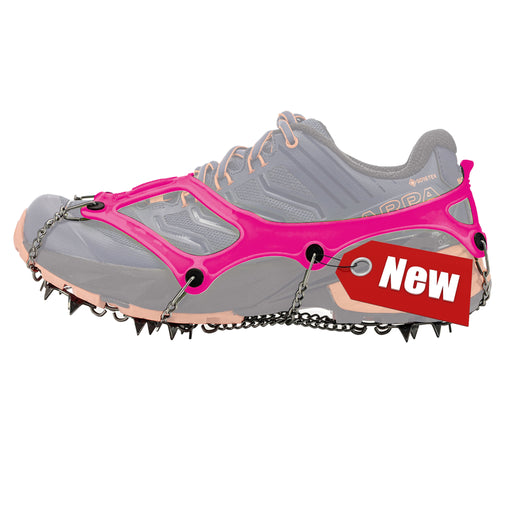 Nortec FAST micro crampons in Crazy Pink from ICEGRIPPER