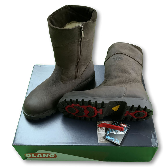 ICEGRIPPER's Olang MONTREAL BRE OC COFFEE Mens Winter Thermal Snow Boot comes with an Olang Key to activate the anti slip OCsystem