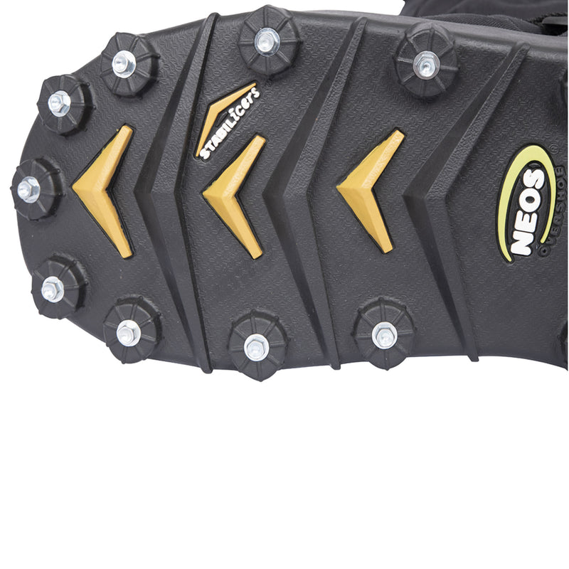 32 cleats per pair for aggressive grip on snow and ice - NEOS Navigator STABILicer Overshoes from ICEGRIPPER