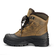 Olang PEGASO TEX OC Tan Mens Winter Thermal Snow Boot with a a rugged hydro repellent natural York leather upper. Buy now at ICEGRIPPER.