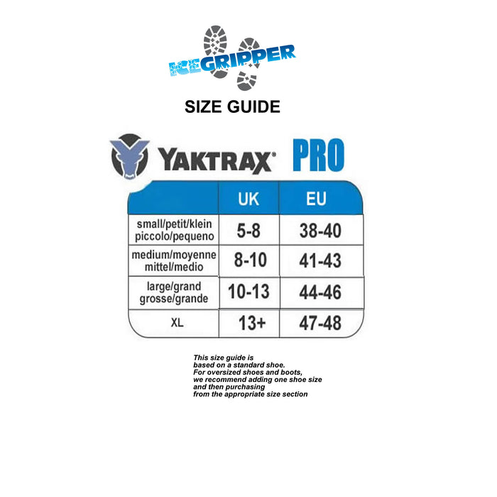Yaktrax Pro - Spikeless Coil Ice Grip