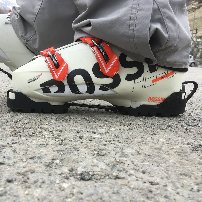 Sidas Ski Boot Traction on boot, side view